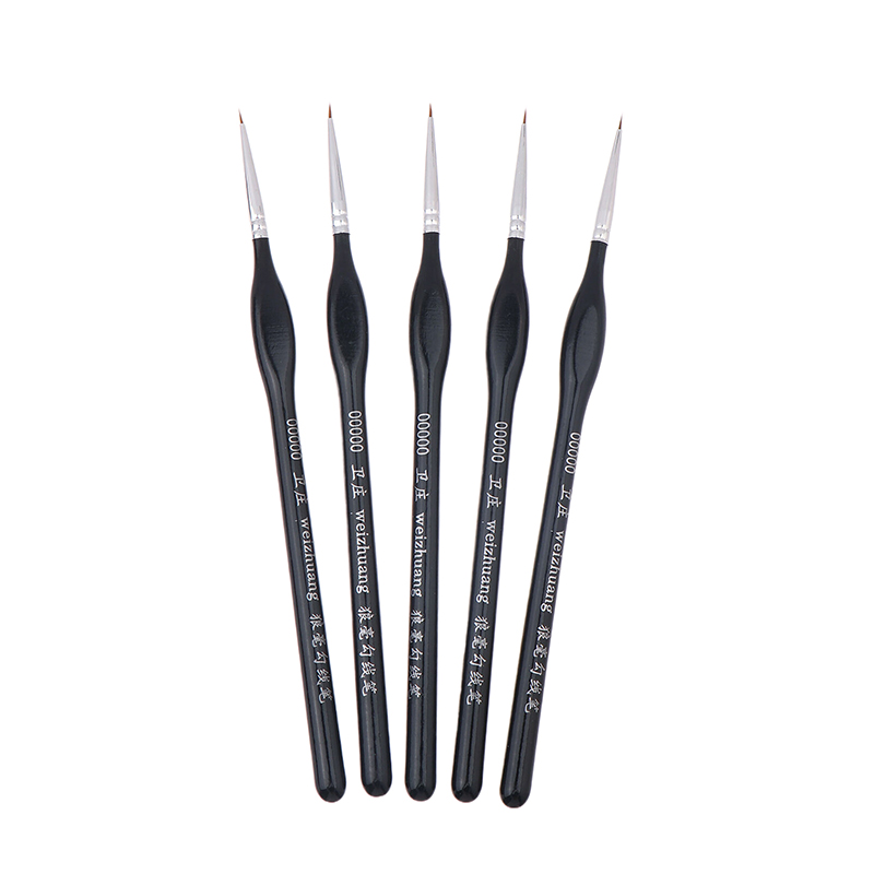 Model Kit Acrylic Paint - Ensemble de 5 pinceaux de précision