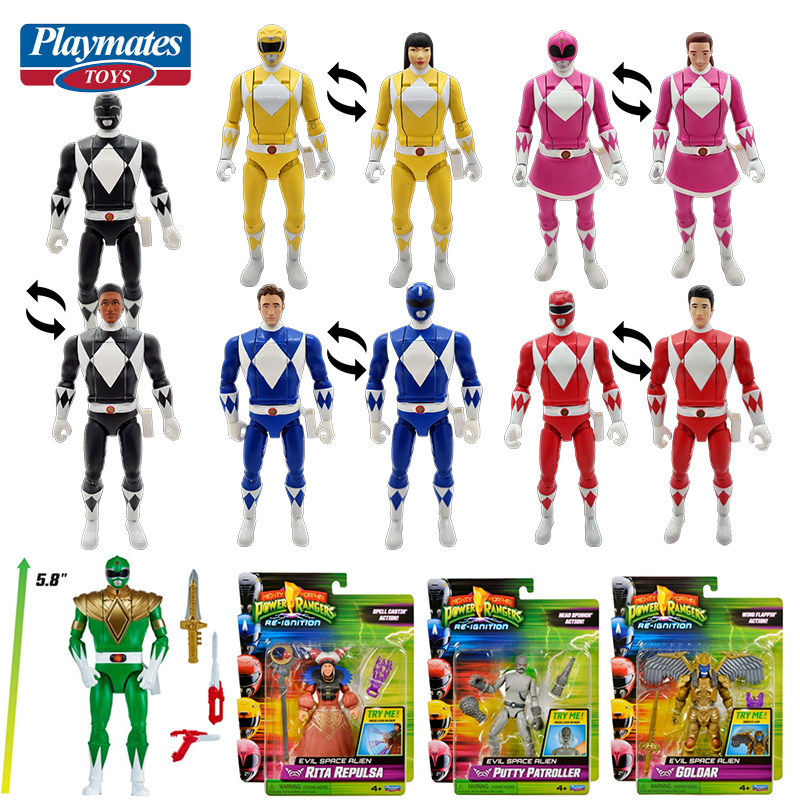 Model Kit Power Rangers - Figurine de collection Playmates Mighty Morphin
