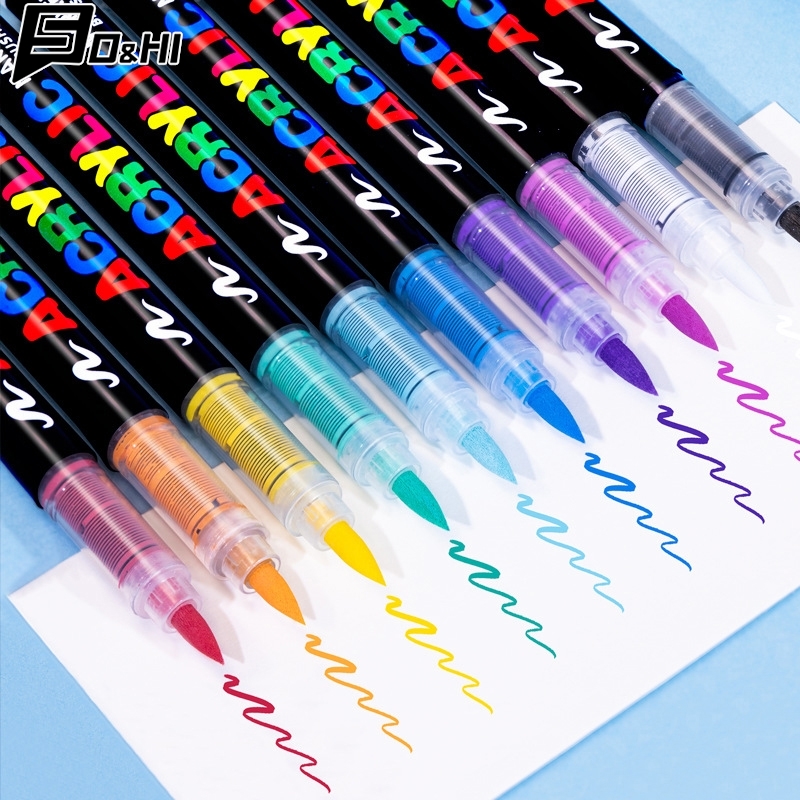 Model Kit Markers - Stylo marqueur acrylique liquide, pinceau, peinture,