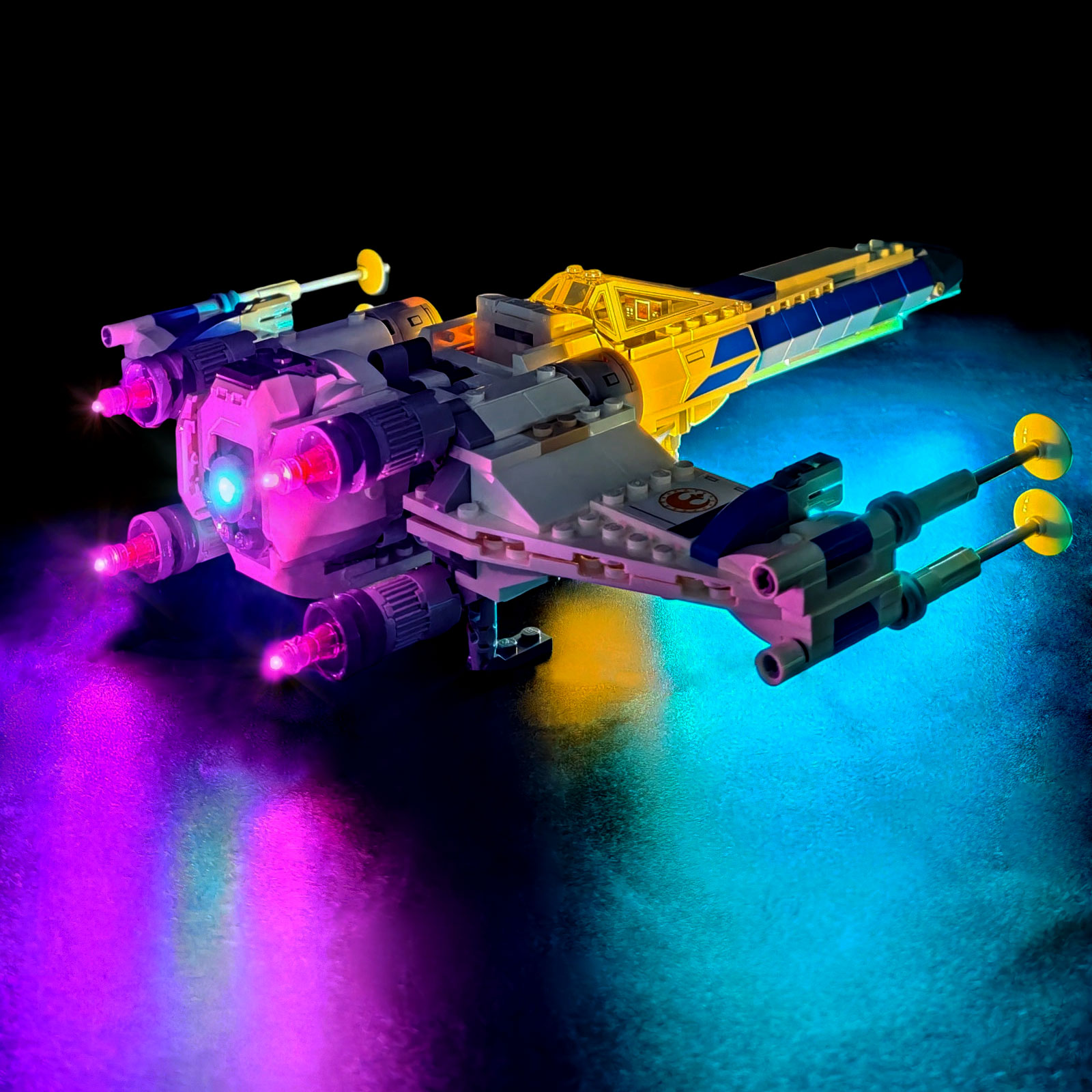 Model Kit X Wing - Kit d'éclairage LED BRIXSPARK pour Lego