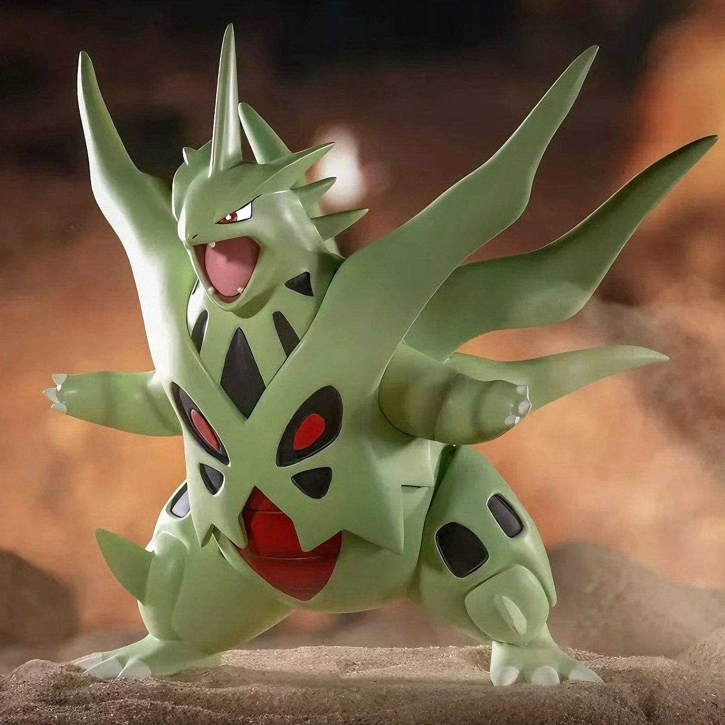 Model Kit Kyogre - 14cm Pokemon tyranitar Anime Figure méga