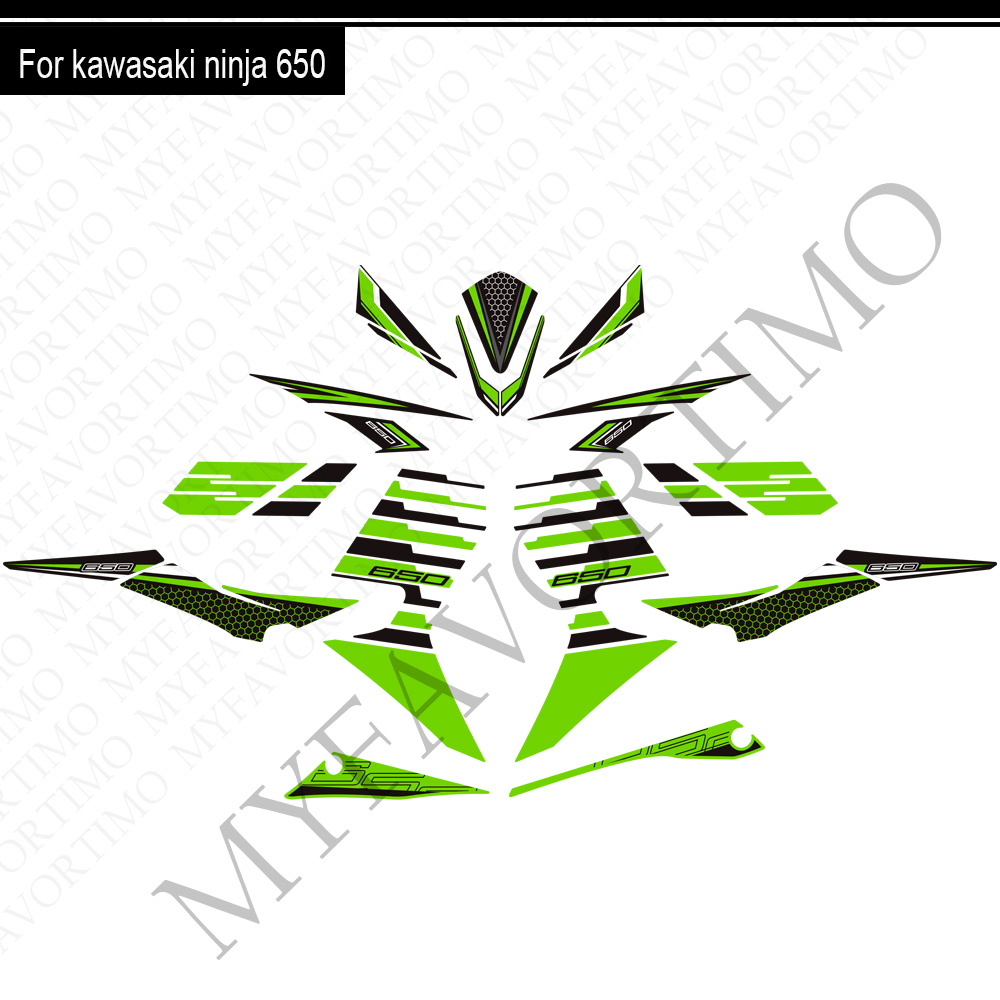 Model Kit Ninja - Autocollants pour réservoir de carburant Kawasaki