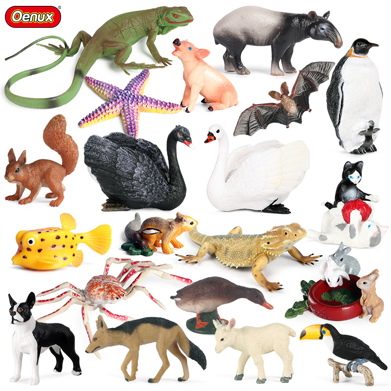 Model Kit Lizard - Oenux-Modèle de ferme sauvage pour enfants,