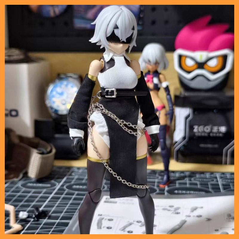 Model Kit Girls - Haut à épaules dénudées coloré, demi-jupe