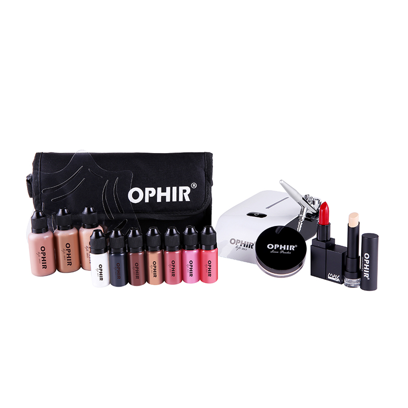Airbrush Compressor Kit - OPHIR – Kit de maquillage professionnel