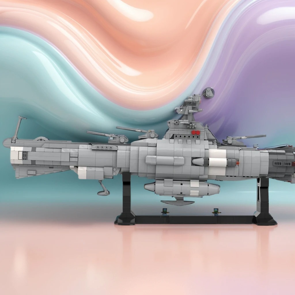 Model Kit Yamato Space - 1347 pièces MOC Space Battleship Yamato