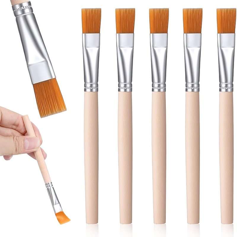 Model Kit Acrylic Paint - Ensemble de 5 petits pinceaux à