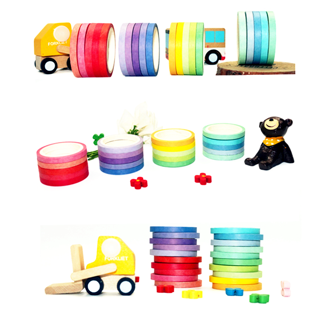 Masking Tape Thin - Lot de 20 rouleaux de ruban