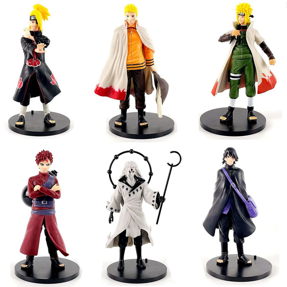 Model Kit Naruto - Figurines d'action Anime Naruto, Uchiha Sasuke,