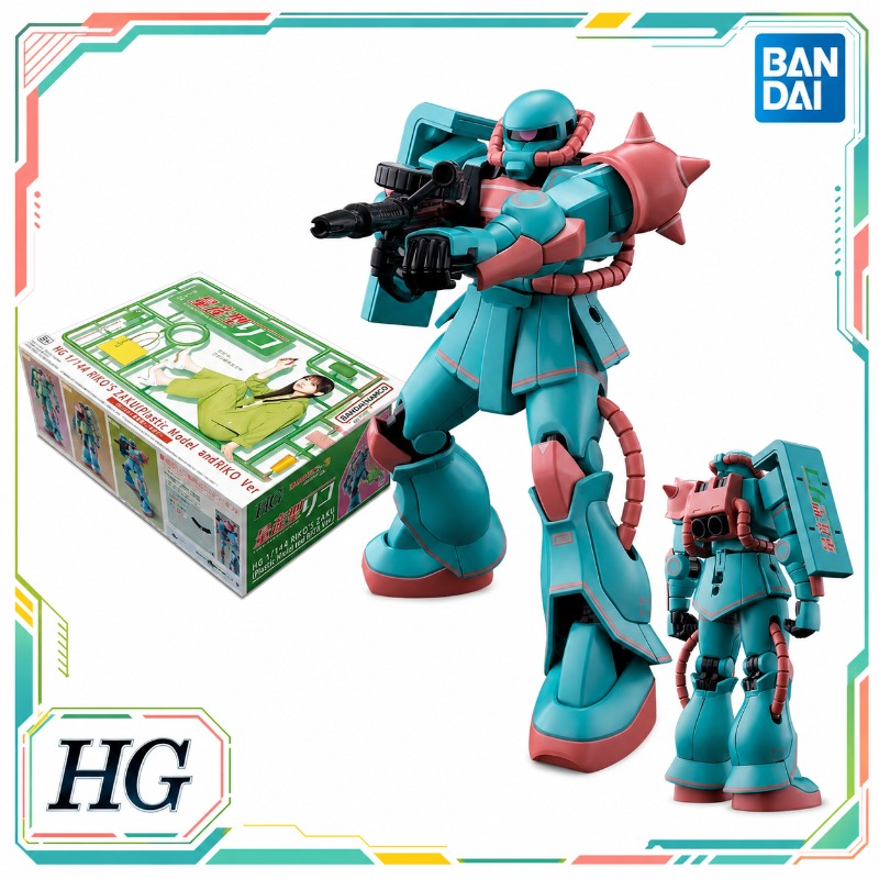 Model Kit Zaku - Bandai Original HG 1/144 Riko's Zaku