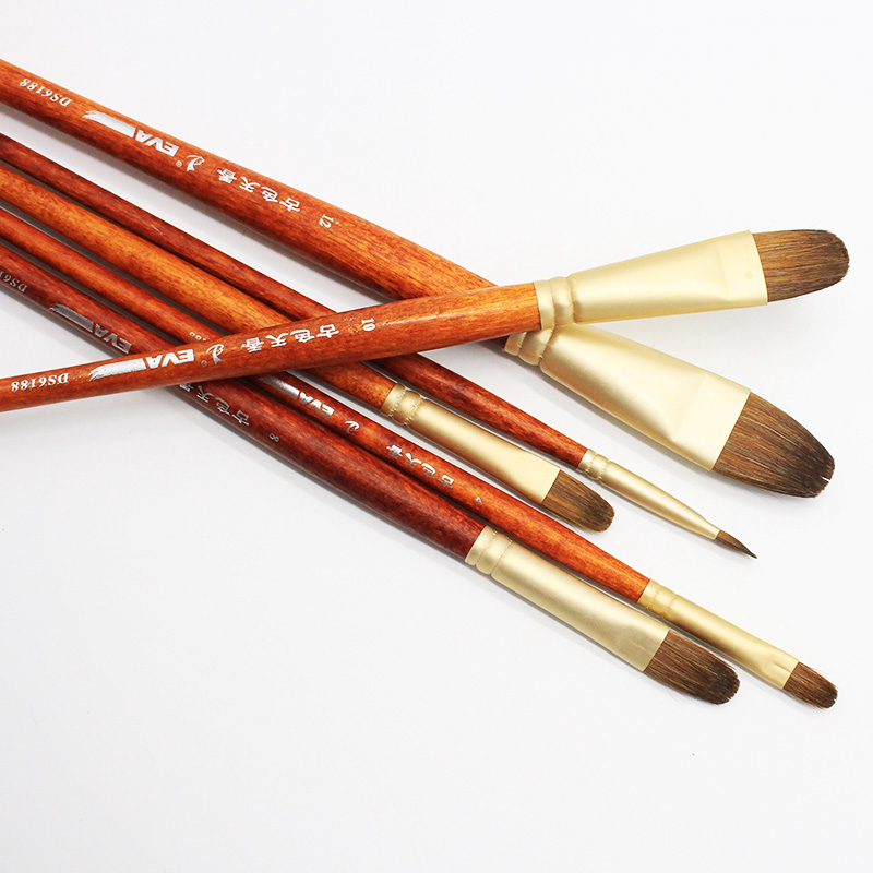 Model Kit Acrylic Paint - Ensemble de 6 pinceaux de peinture