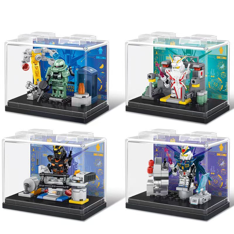 Model Kit Gundam Wing - Jeu d'animation jouets périphériques blocs de