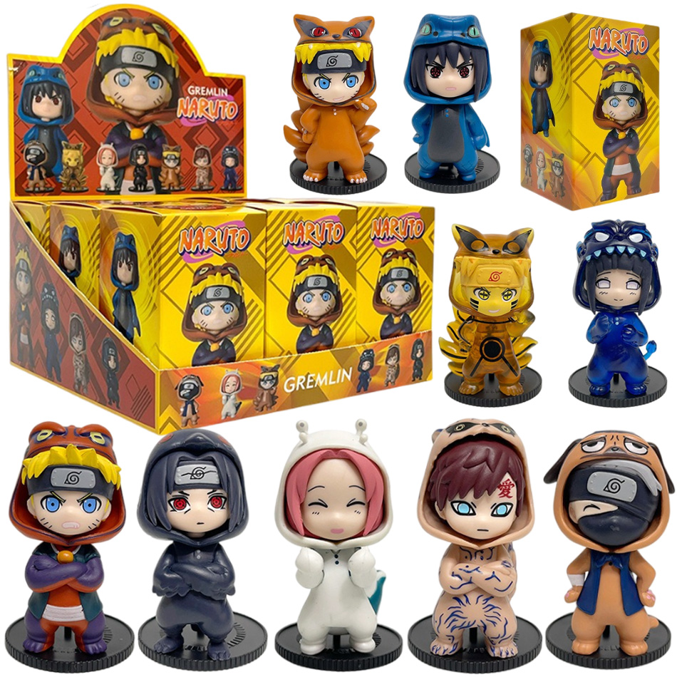 Model Kit Naruto - Anime 8 cm Naruto 9 pièces
