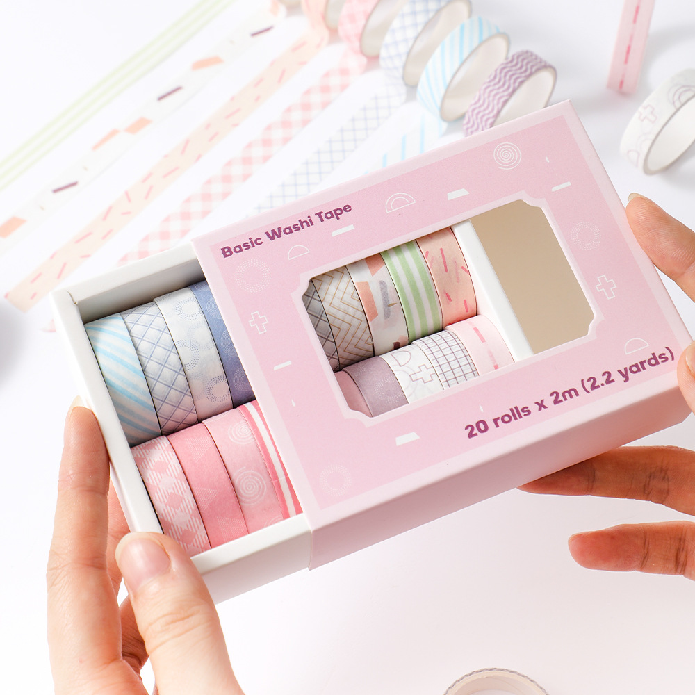 Ensemble de 20 rouleaux de rub - Masking Tape Thin avis et prix