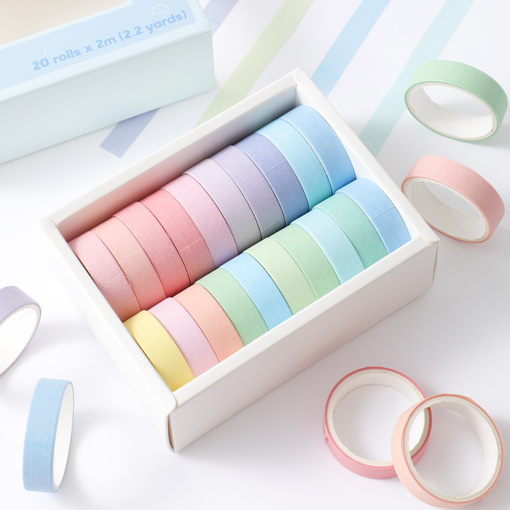 Ensemble de 20 rouleaux de rub - Masking Tape Thin avis et prix