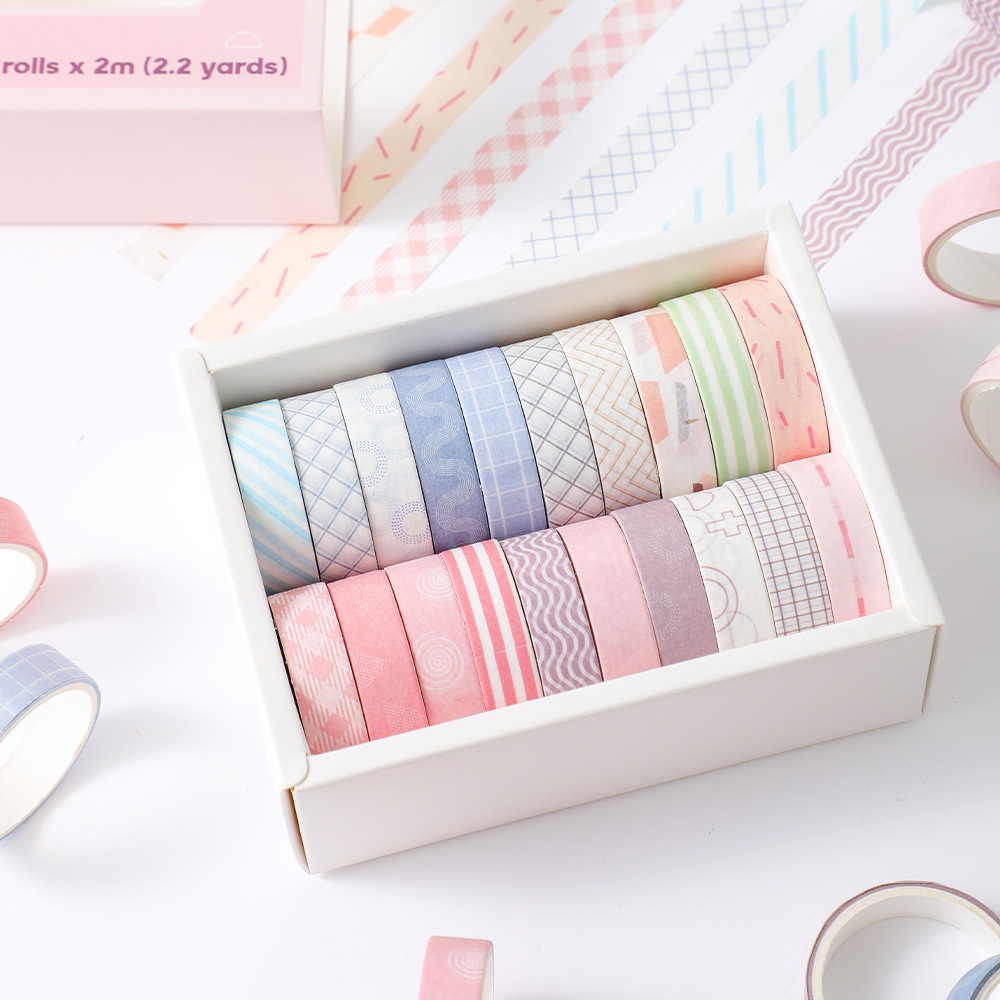 Ensemble de 20 rouleaux de rub - Masking Tape Thin avis et prix