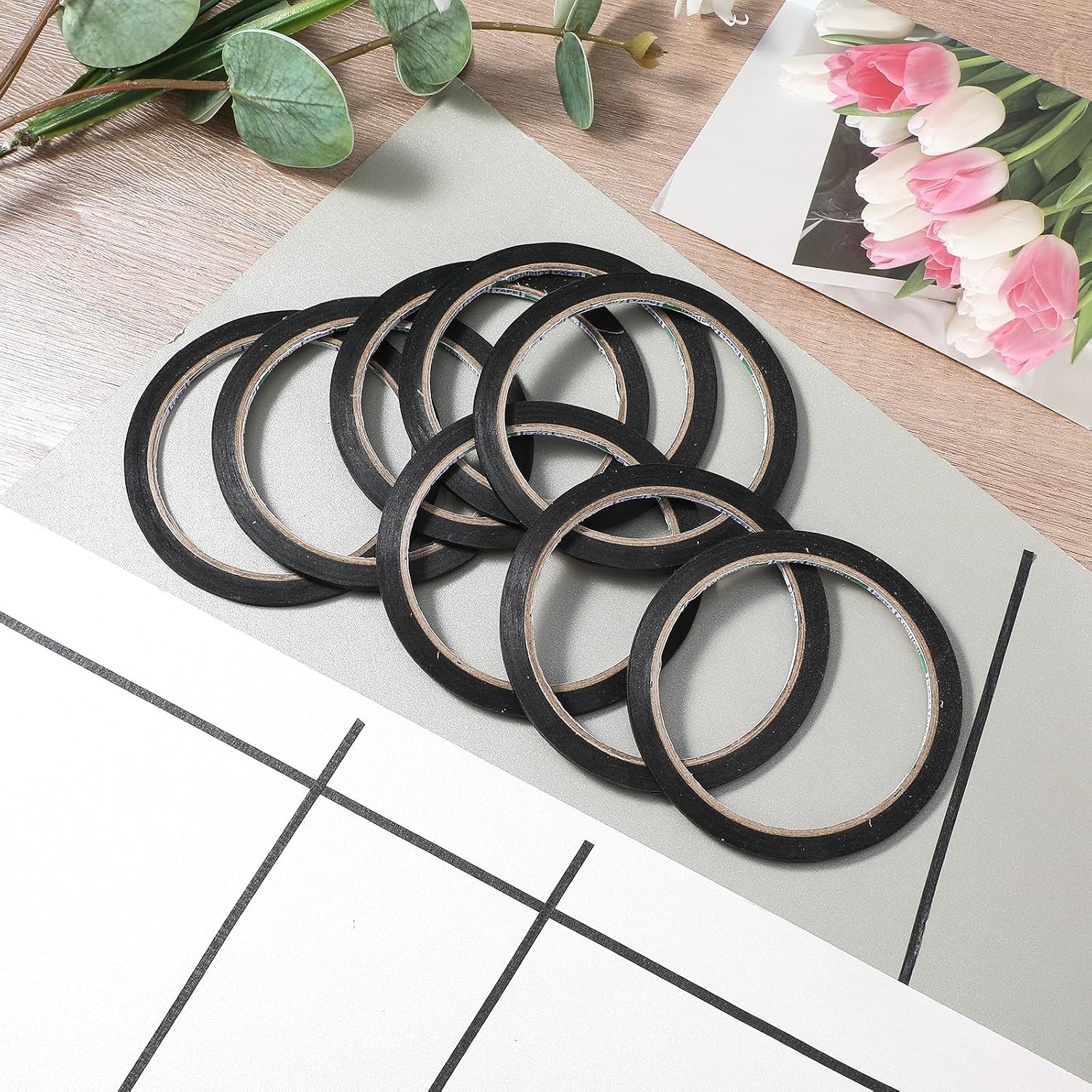 Ruban adhésif noir fin pour la - Masking Tape Thin avis et prix