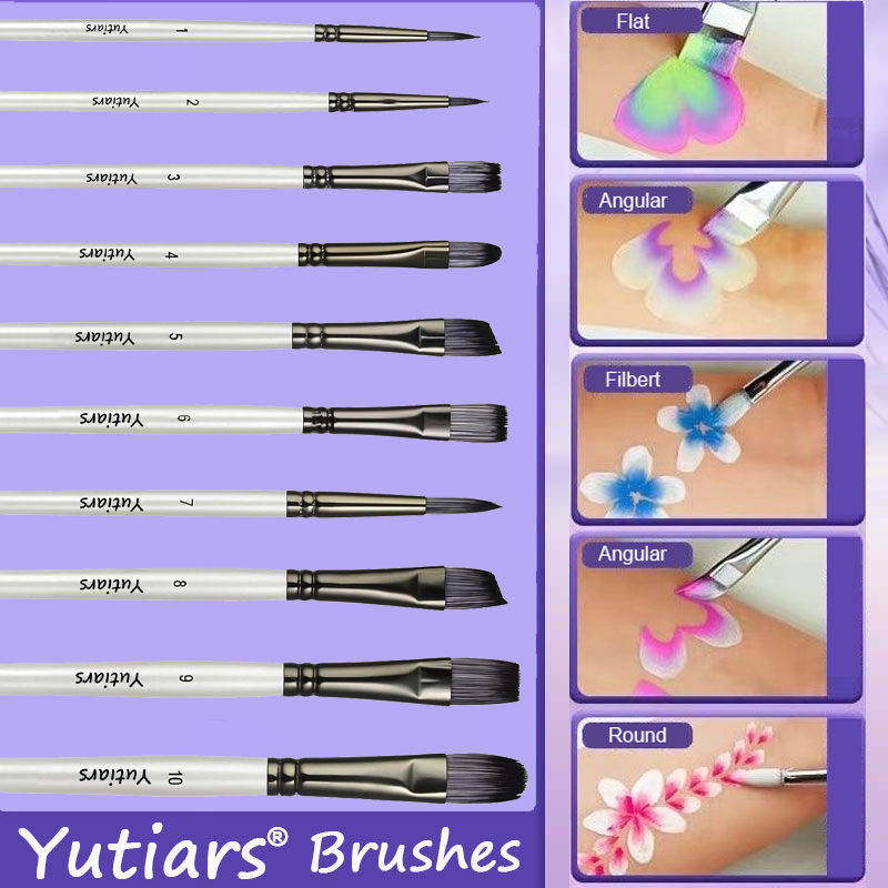 Ensemble de 10 pinceaux pour p - Model Kit Acrylic Paint avis et prix