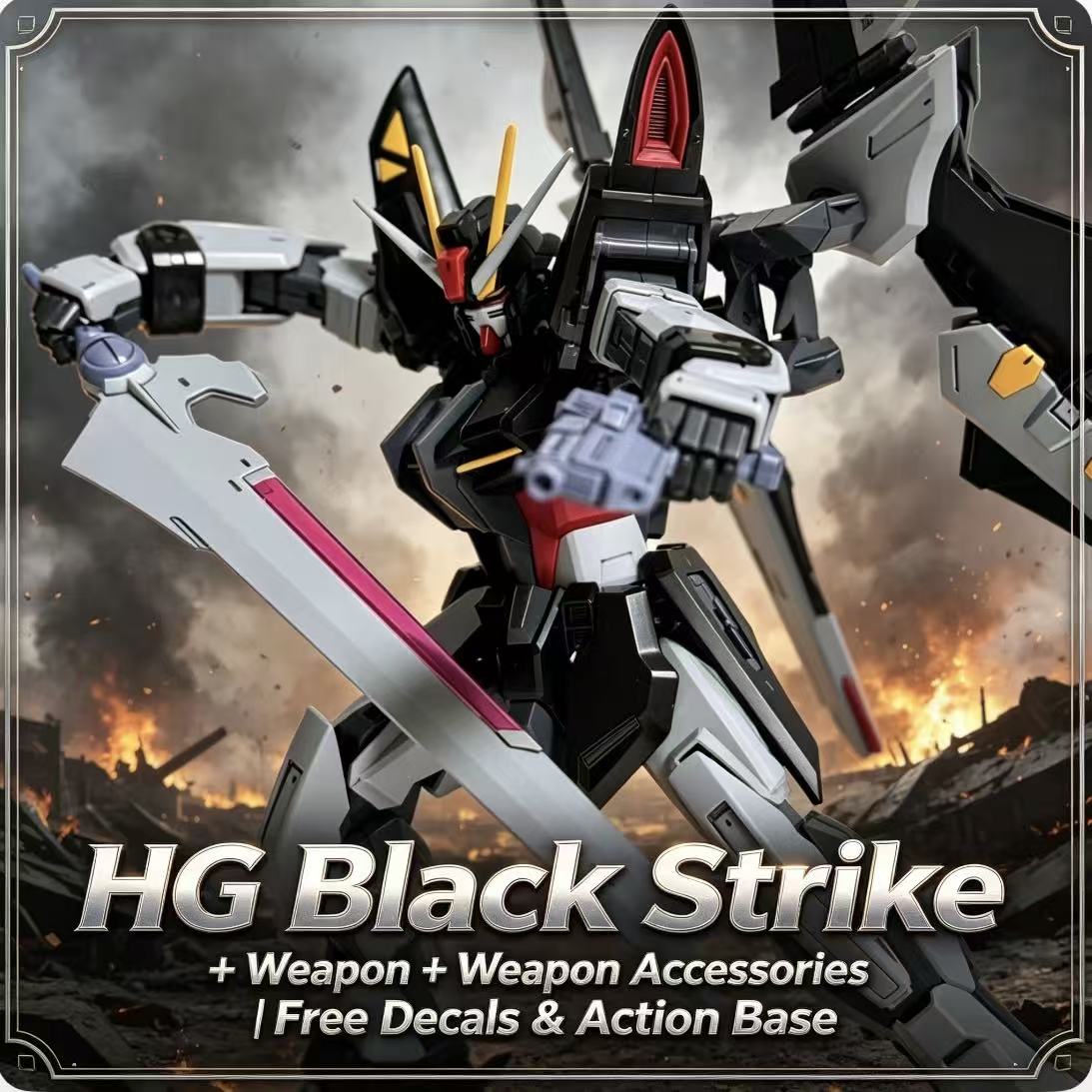 41 HG 1/144 Black Strike Mecha - Model Kit X Wing avis et prix