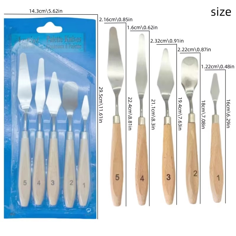 Ensemble de 5 couteaux à palet - Model Kit Acrylic Paint avis et prix