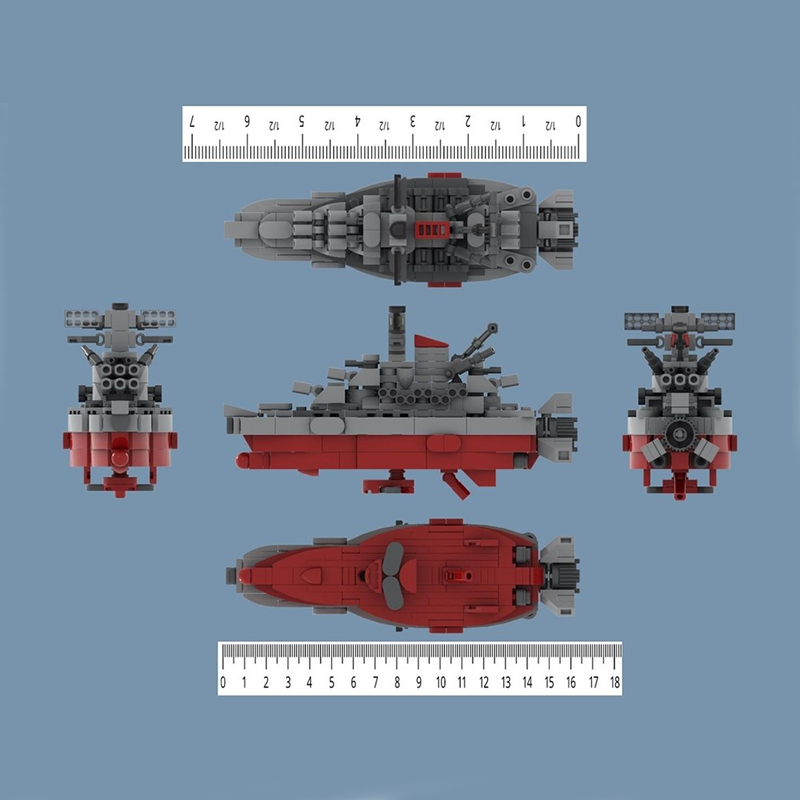 312 pièces MOC Navire de guerr - Model Kit Yamato Space avis et prix