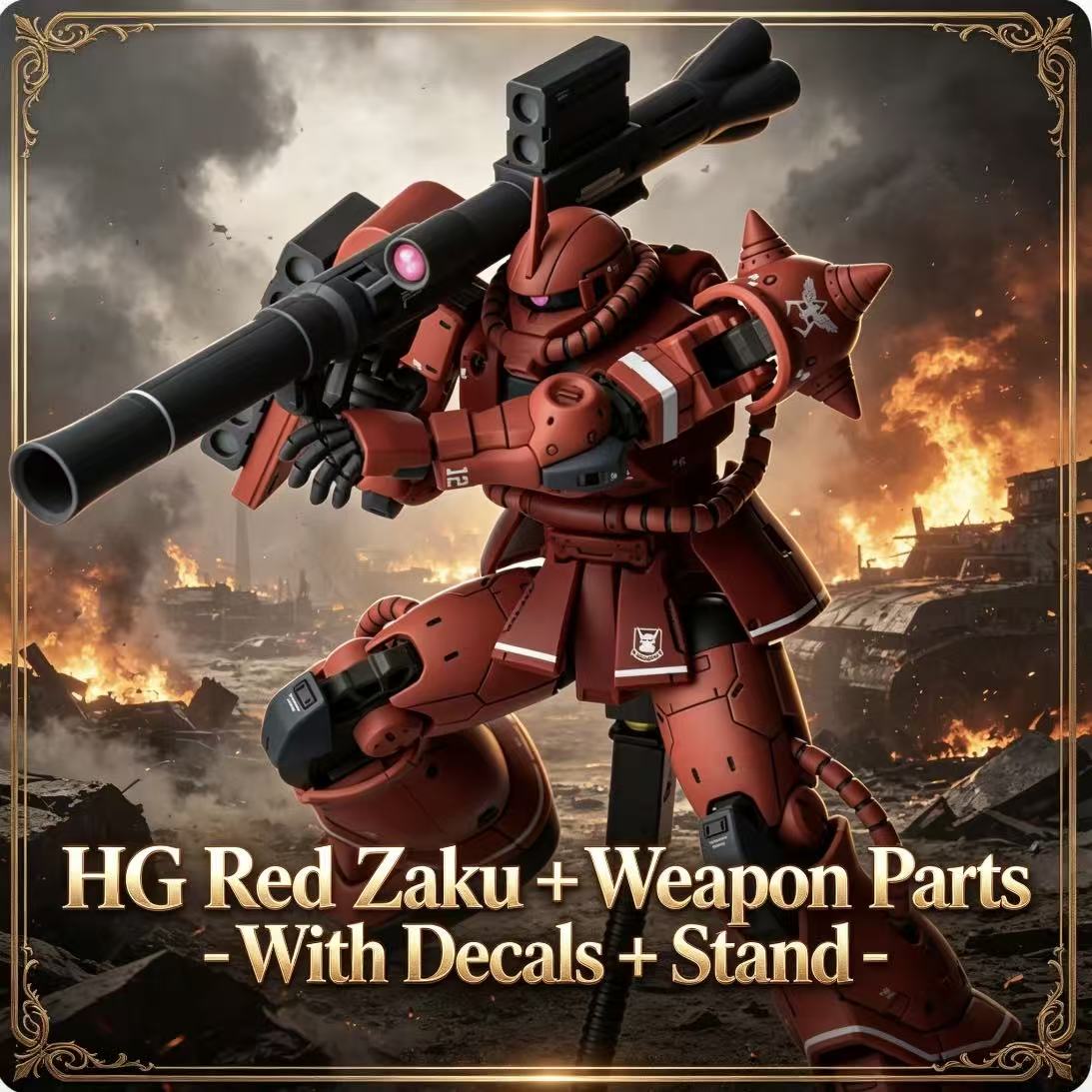 024HG Char's Custom Old Type R - Model Kit Zaku avis et prix