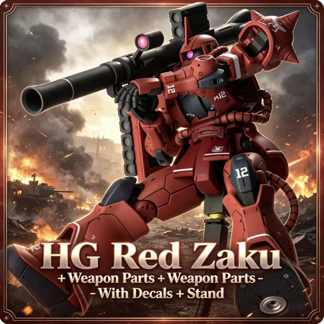 024HG Char's Custom Old Type R - Model Kit Zaku avis et prix