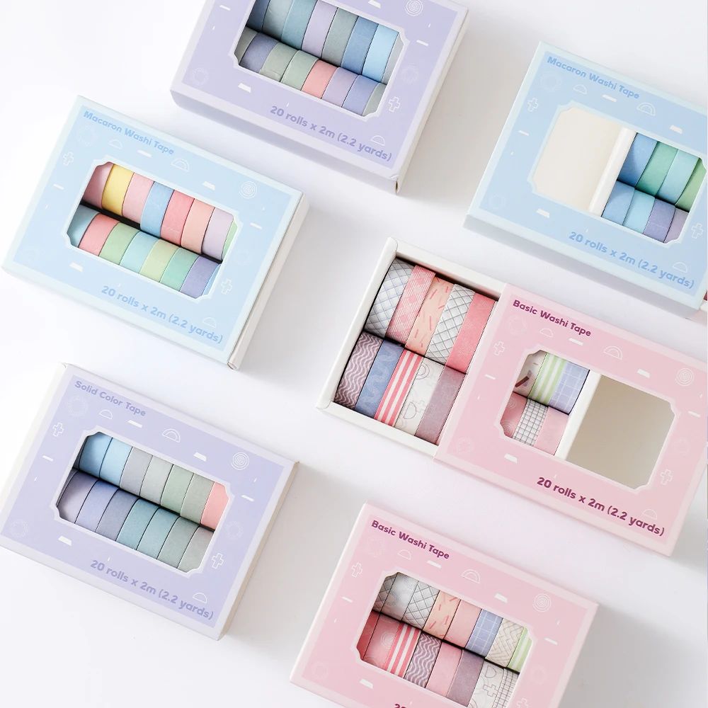 Ensemble de 20 rouleaux de rub - Masking Tape Thin avis et prix
