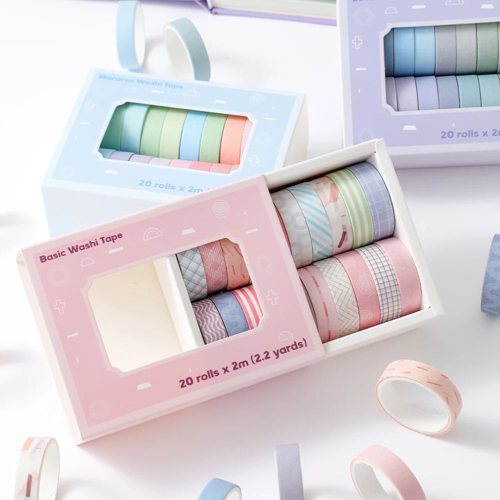 Ensemble de 20 rouleaux de rub - Masking Tape Thin avis et prix