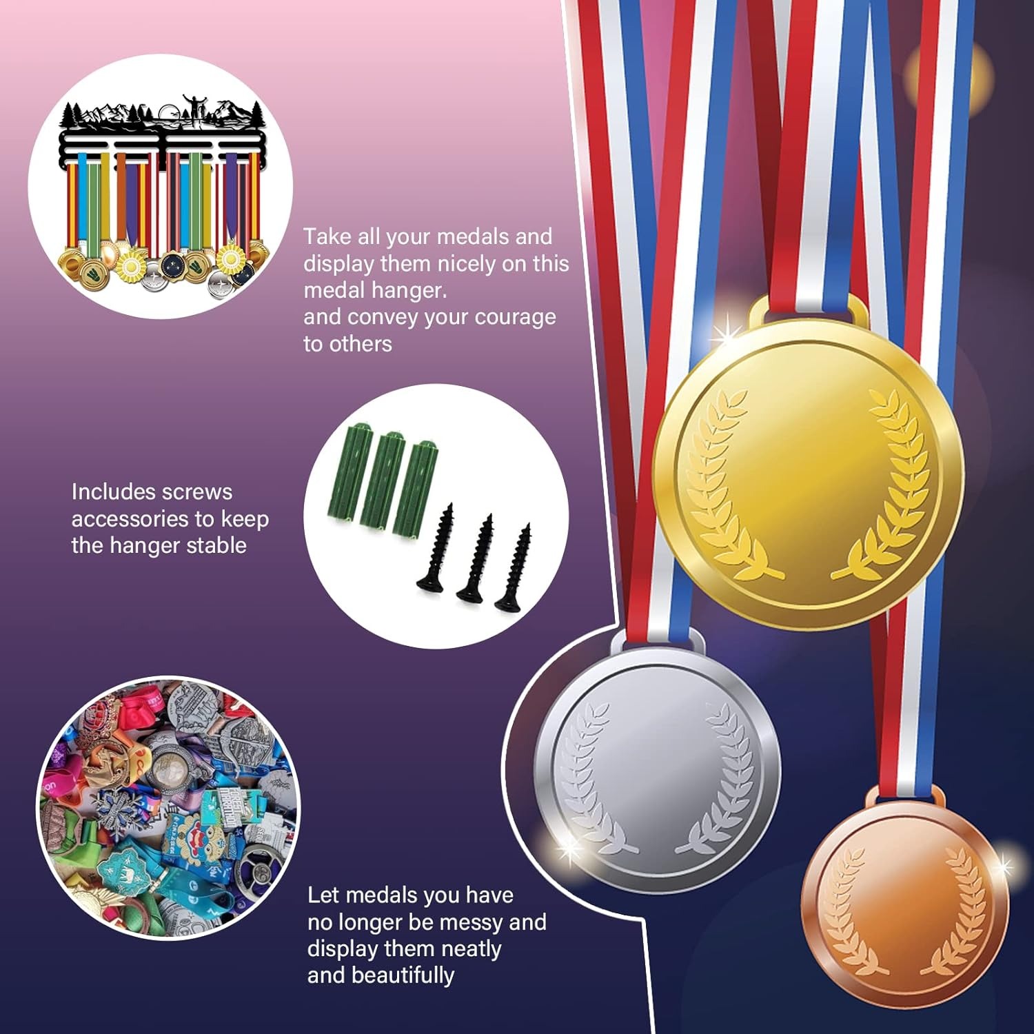 Porte-médaille mural pour cour - Model Kit Runner Organizer avis et prix