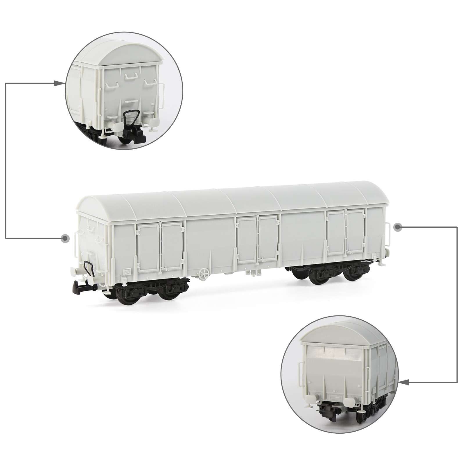 Evemodel HO Scale 1:87 Vagon g - Model Kit Lugia avis et prix