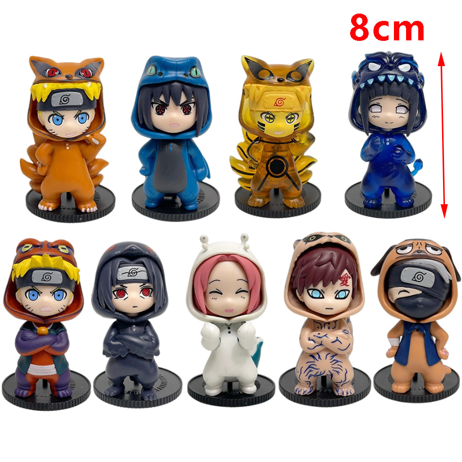 Anime 8 cm Naruto 9 pièces ens - Model Kit Naruto avis et prix