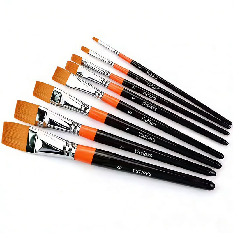 Ensemble de 8 pinceaux plats p - Model Kit Acrylic Paint avis et prix