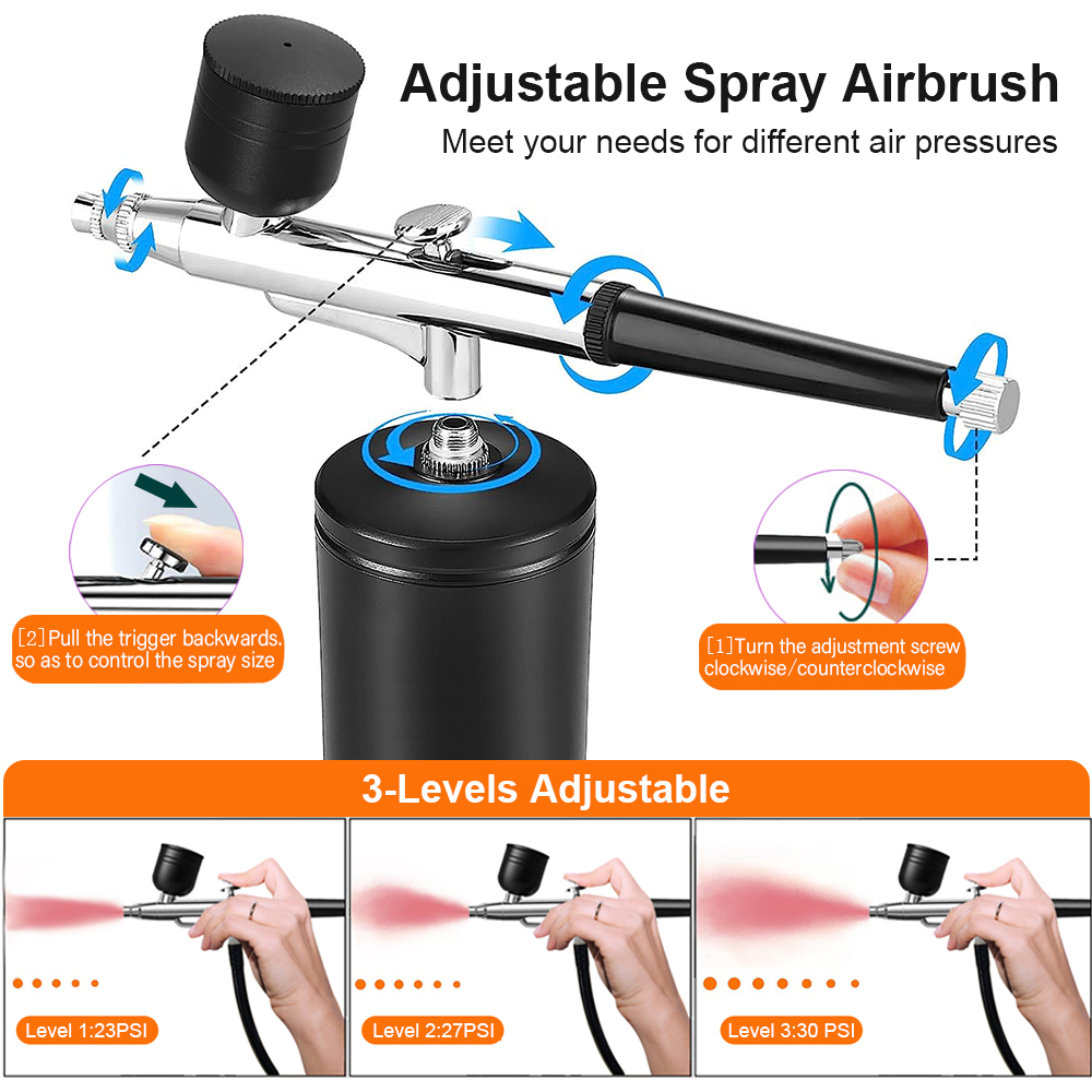 Aérographe ongles avec compres - Airbrush Compressor Kit avis et prix